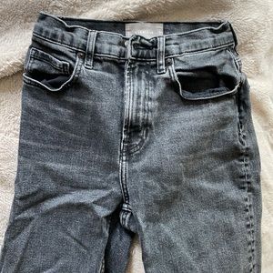 black denim everlane jeans